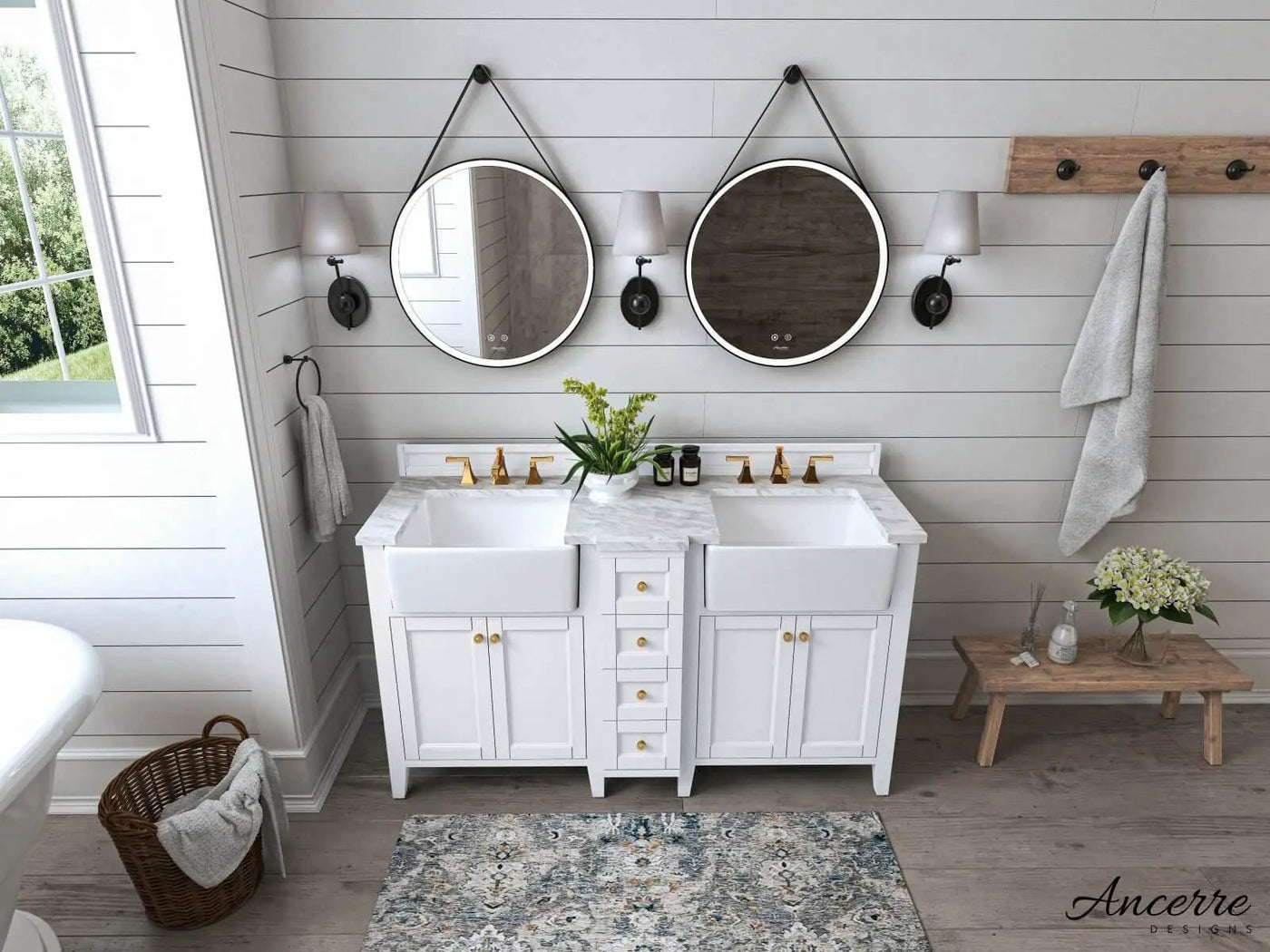 Adeline 60" Bath Vanity Set by Ancerre Designs