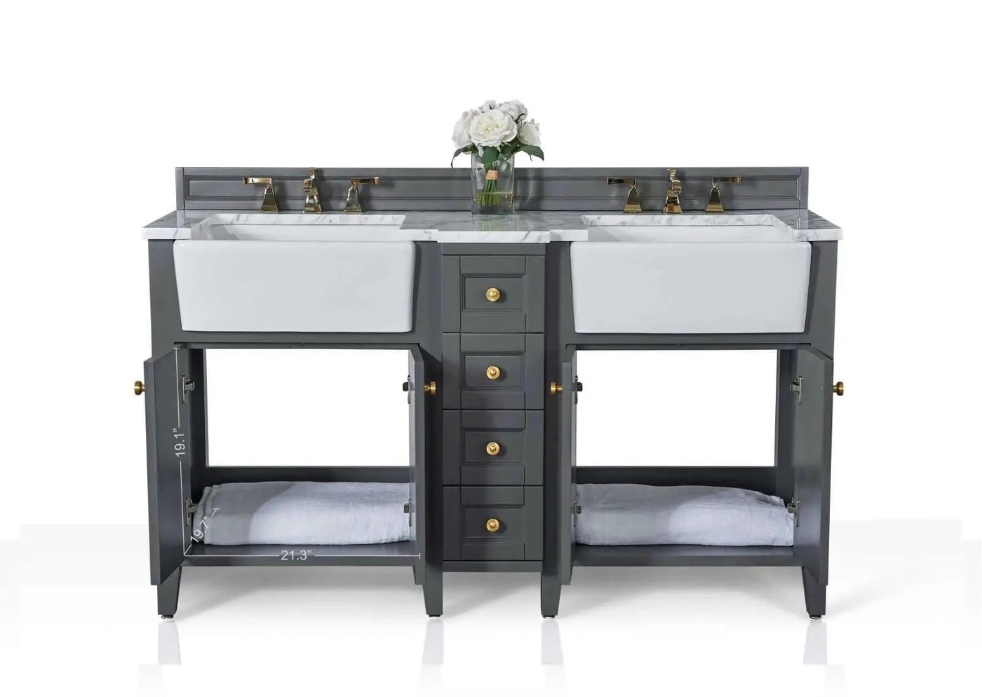 Adeline 60" Bath Vanity Set by Ancerre Designs