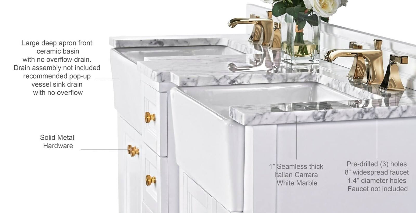 Adeline 60" Bath Vanity Set by Ancerre Designs