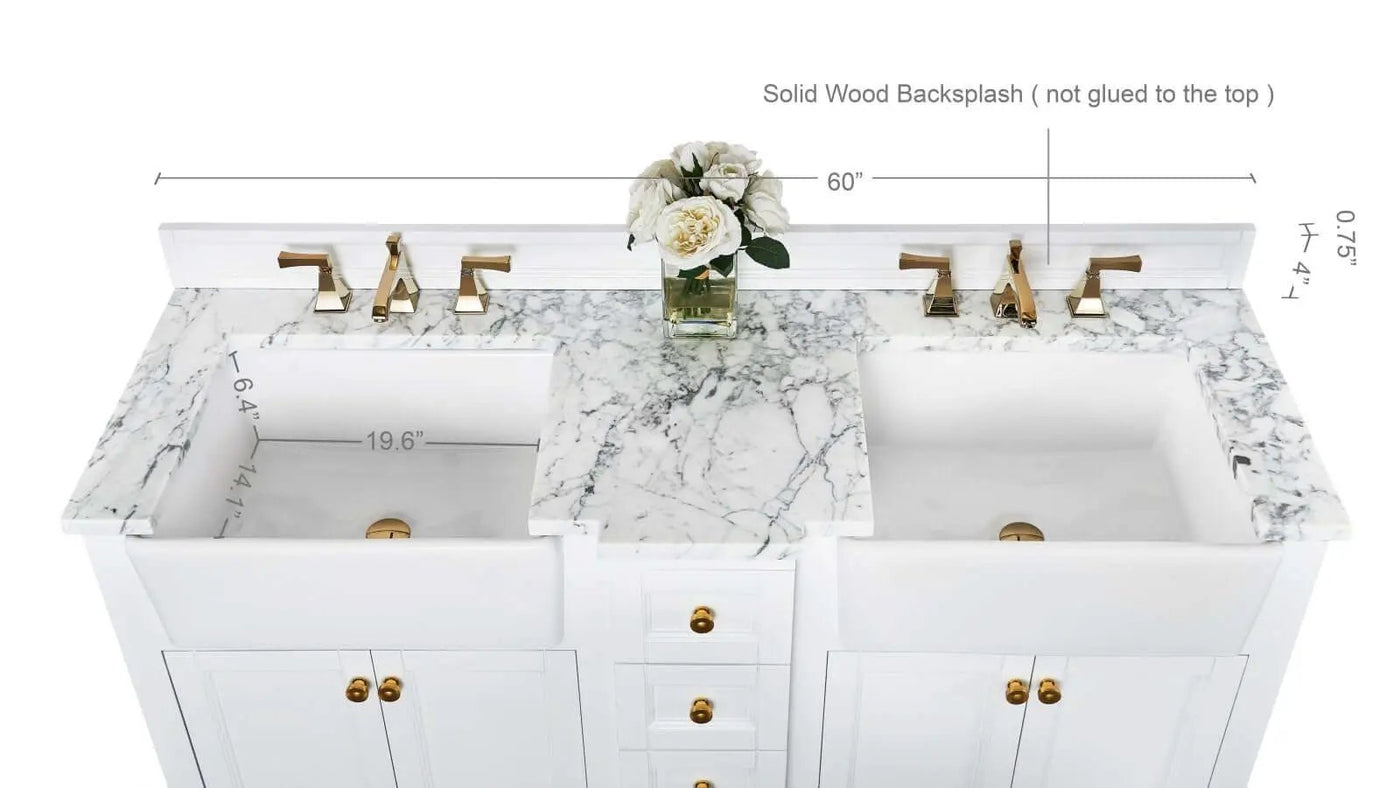 Adeline 60" Bath Vanity Set by Ancerre Designs