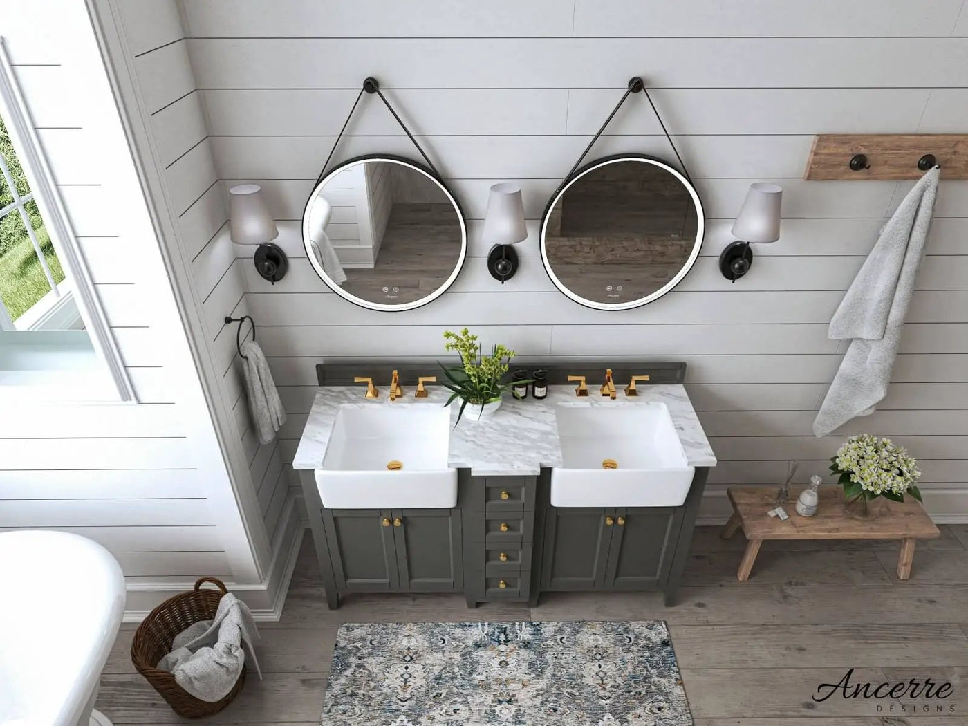 Adeline 60" Bath Vanity Set by Ancerre Designs