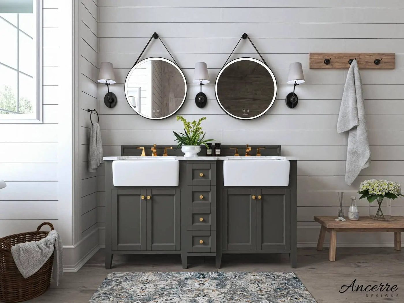 Adeline 60" Bath Vanity Set by Ancerre Designs