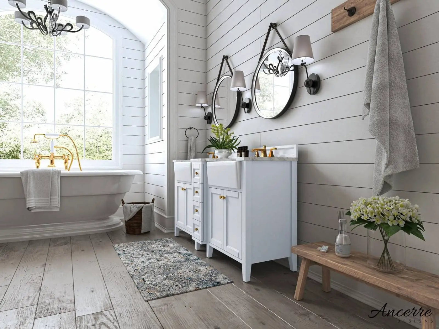 Adeline 60" Bath Vanity Set by Ancerre Designs