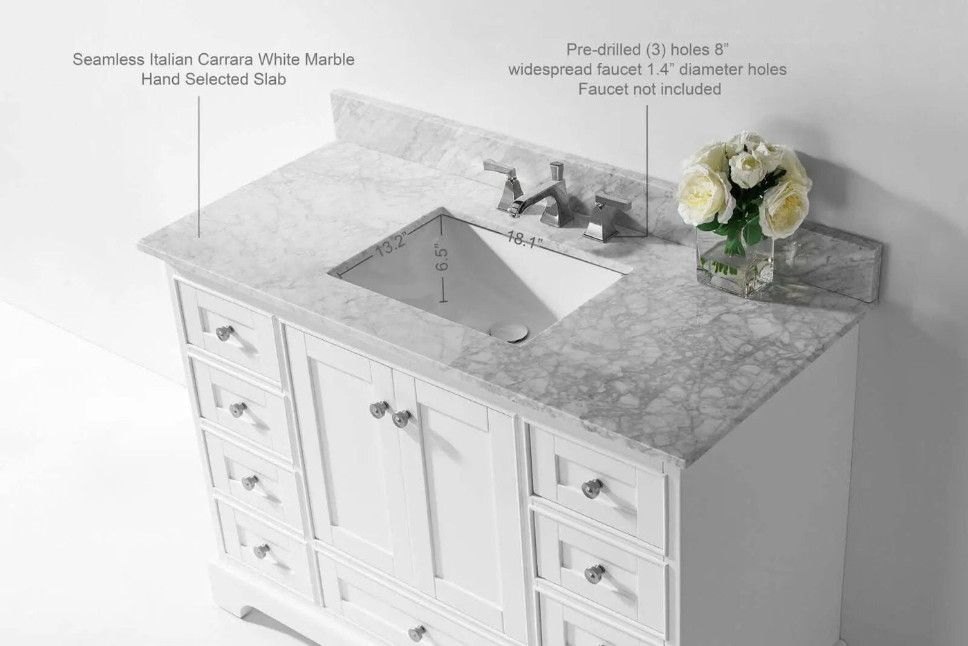 Audrey 48" Bath Vanity Set by Ancerre Designs
