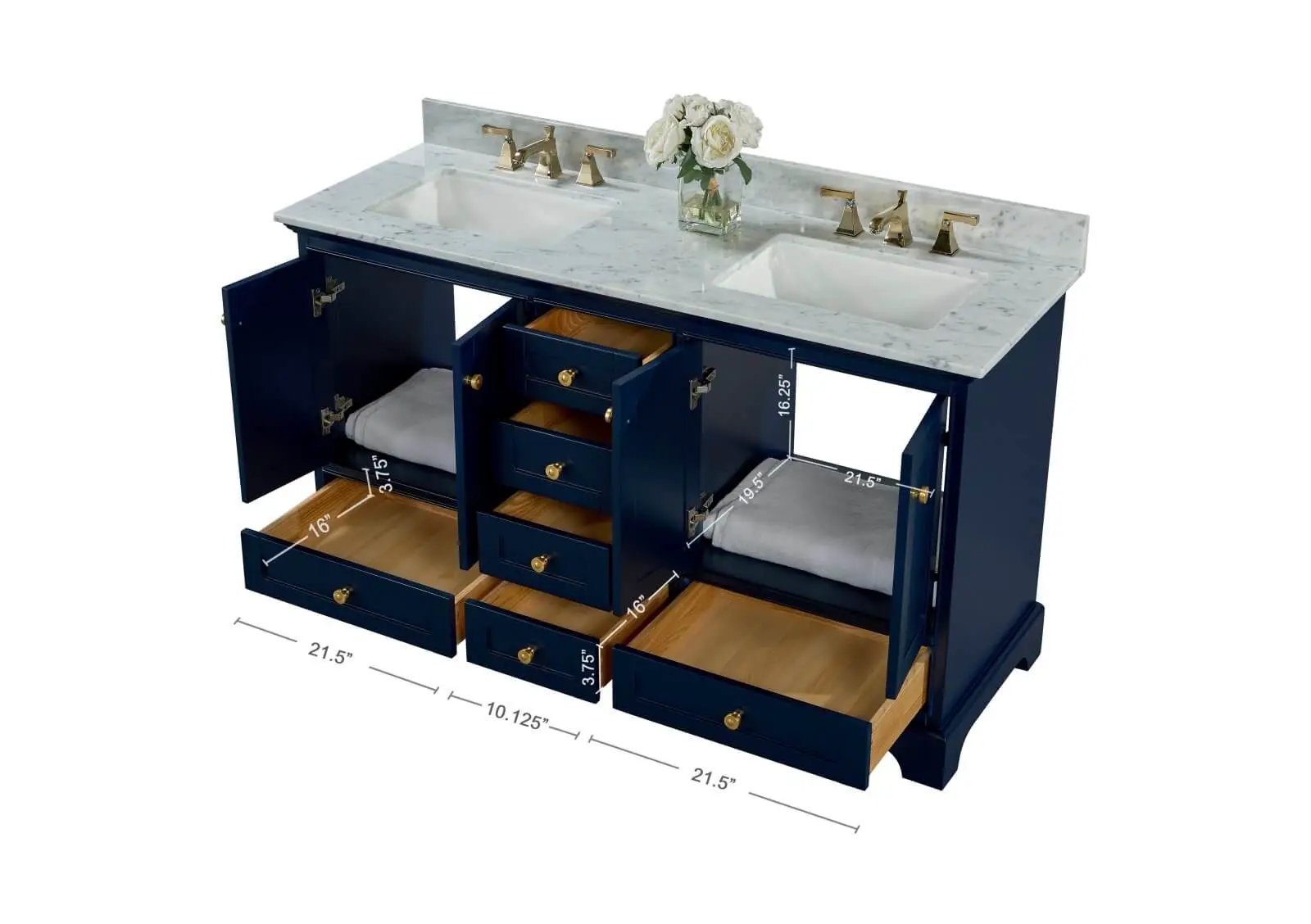 Audrey 60" Bath Vanity Set by Ancerre Designs