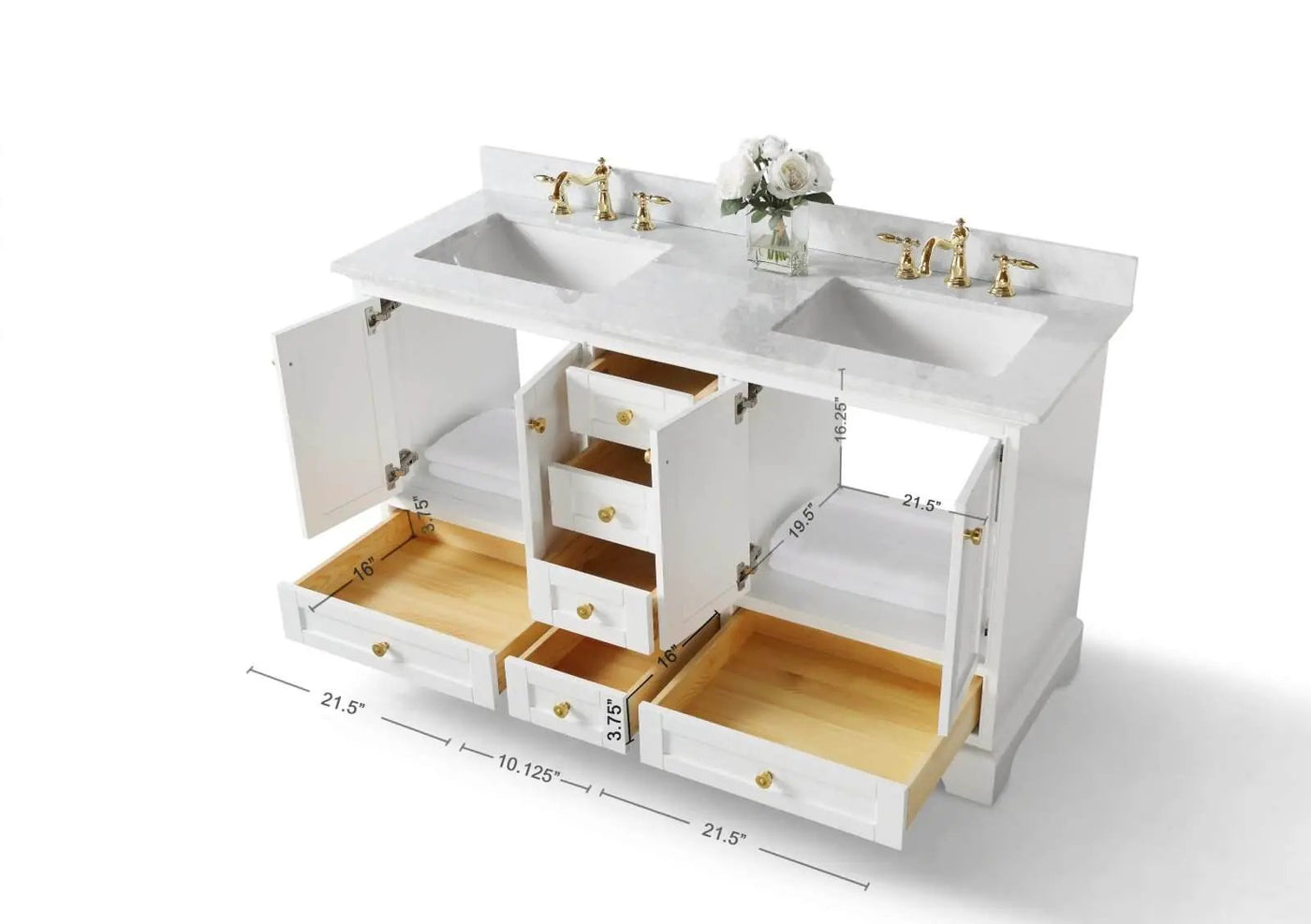Audrey 60" Bath Vanity Set by Ancerre Designs