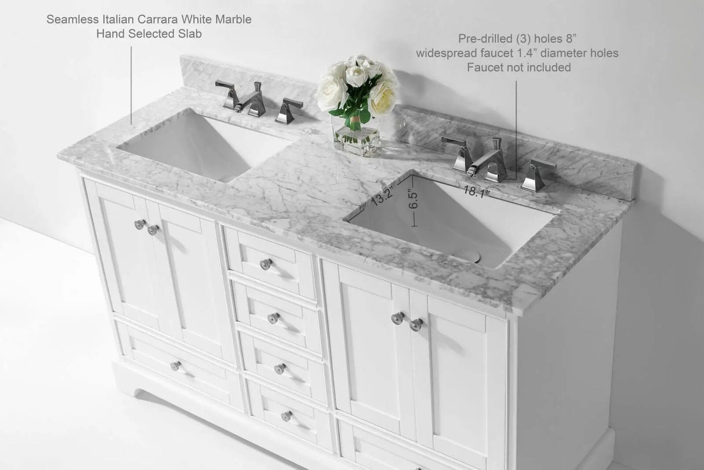 Audrey 60" Bath Vanity Set by Ancerre Designs