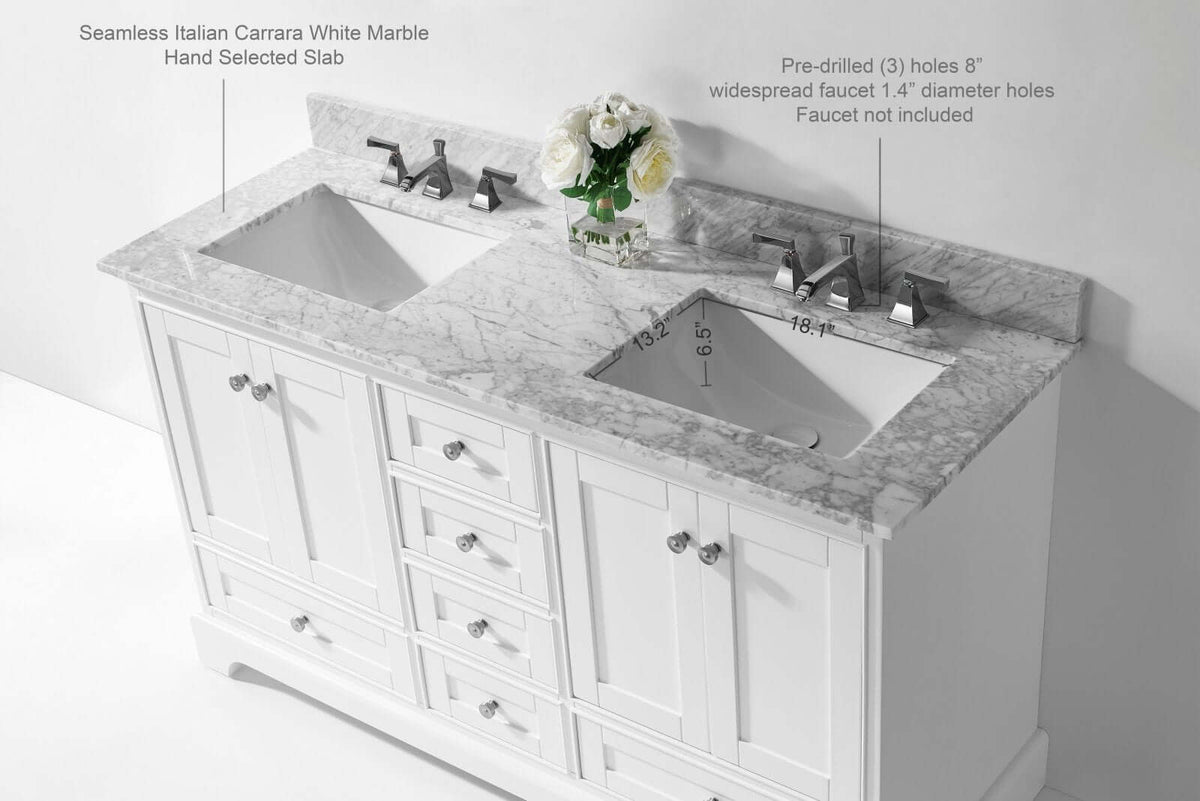Audrey 60" Bath Vanity Set, photo 3 of 41