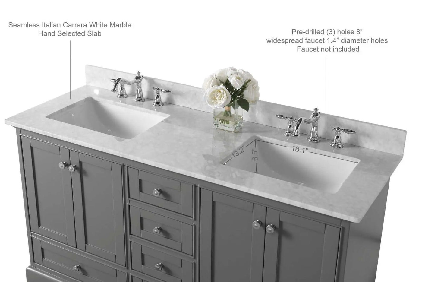 Audrey 72" Bath Vanity Set by Ancerre Designs