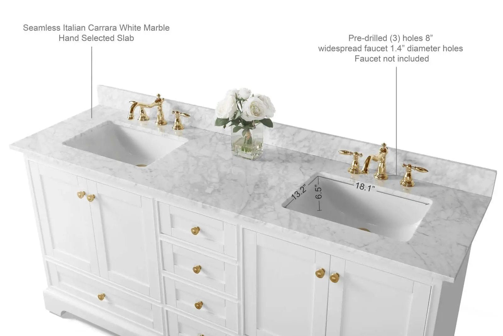 Audrey 48" Bath Vanity Set by Ancerre Designs