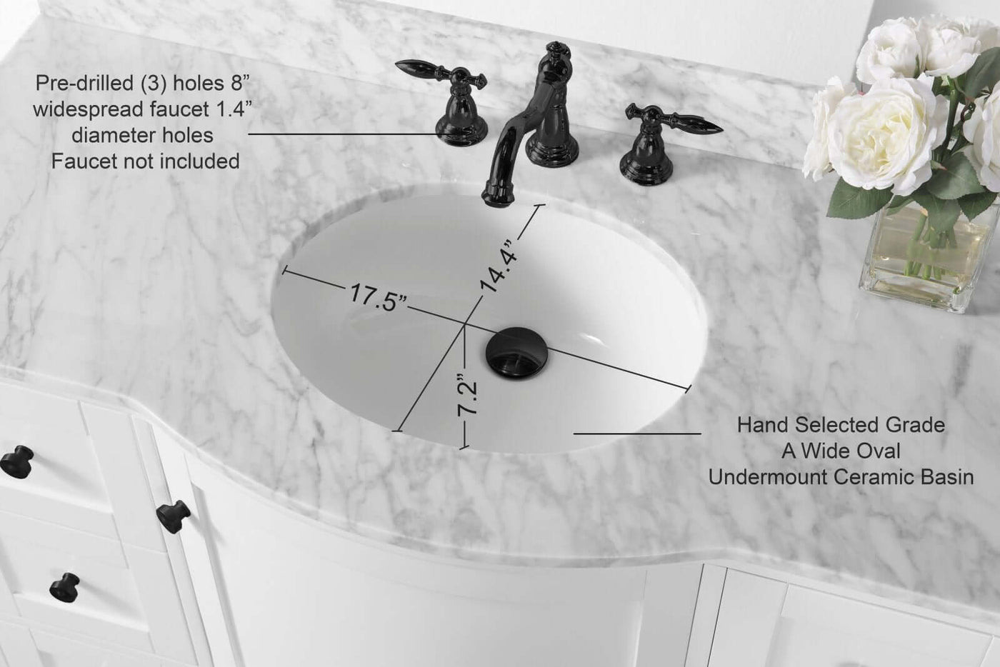 Lauren 48" Bath Vanity Set by Ancerre Designs