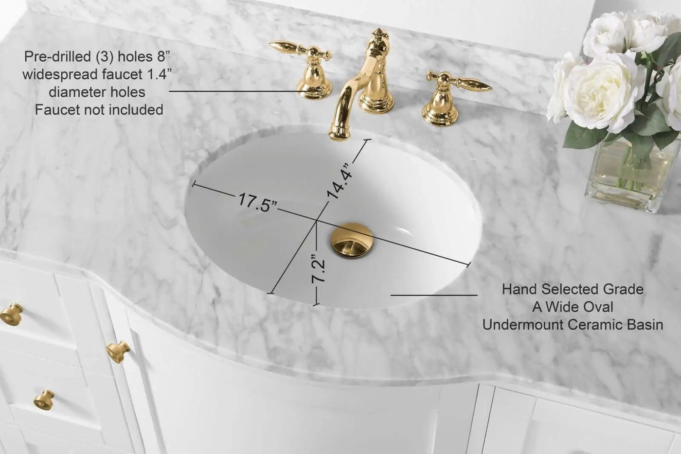 Lauren 48" Bath Vanity Set by Ancerre Designs
