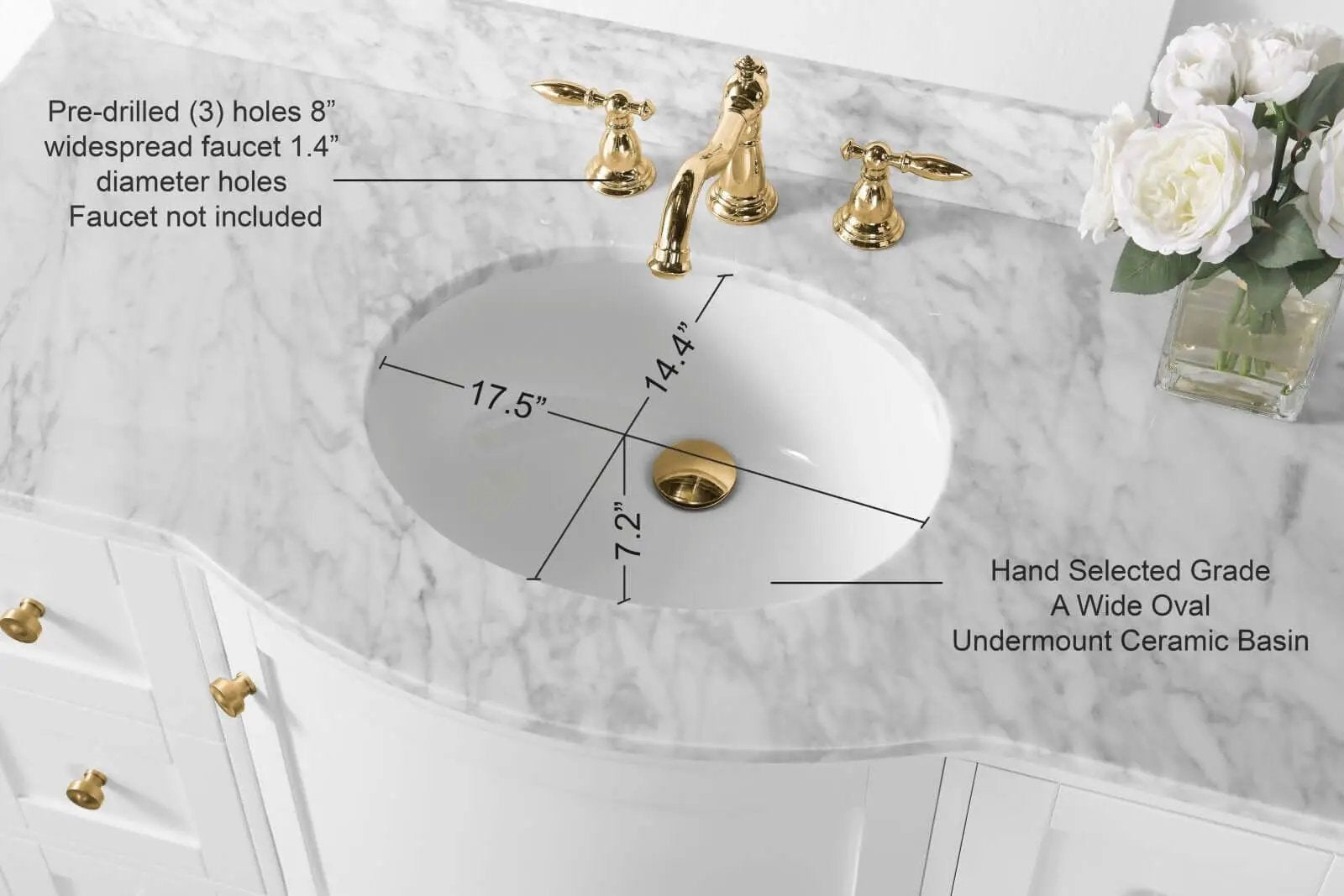 Lauren 48" Bath Vanity Set by Ancerre Designs