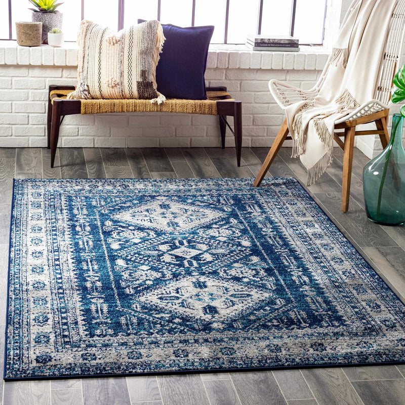 Andes Blue Area Rug by Boutique Rugs