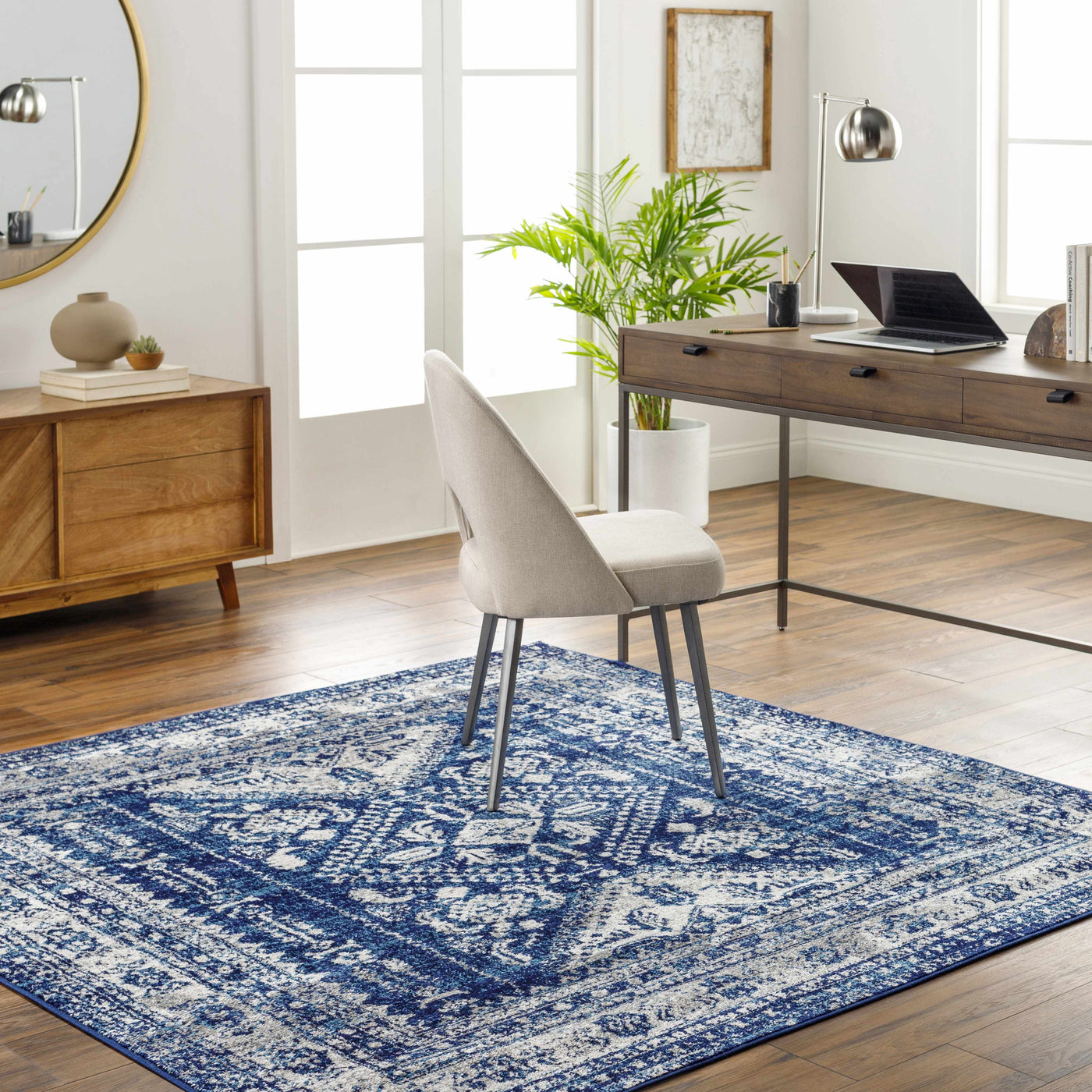 Andes Blue Area Rug by Boutique Rugs