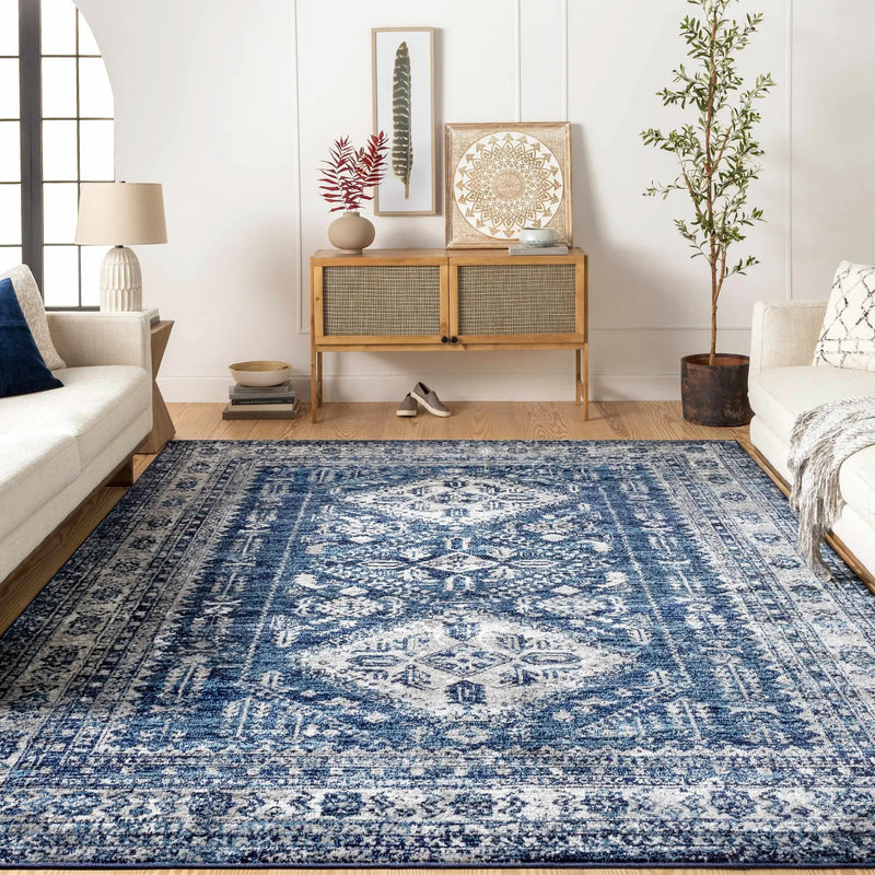 Andes Blue Area Rug by Boutique Rugs