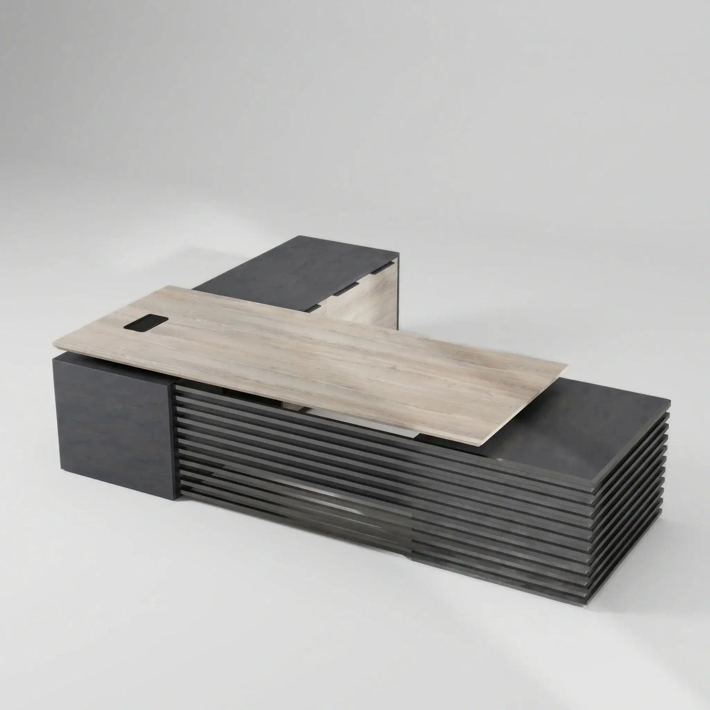 Anderson · L-Shaped Executive Standing Desk, Adjustable Height by Arc Grove
