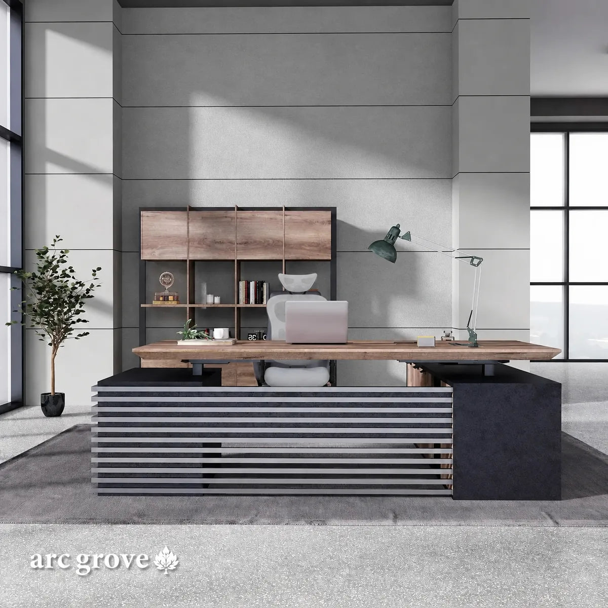 Anderson · L-Shaped Executive Standing Desk, Adjustable Height, photo 14 of 35