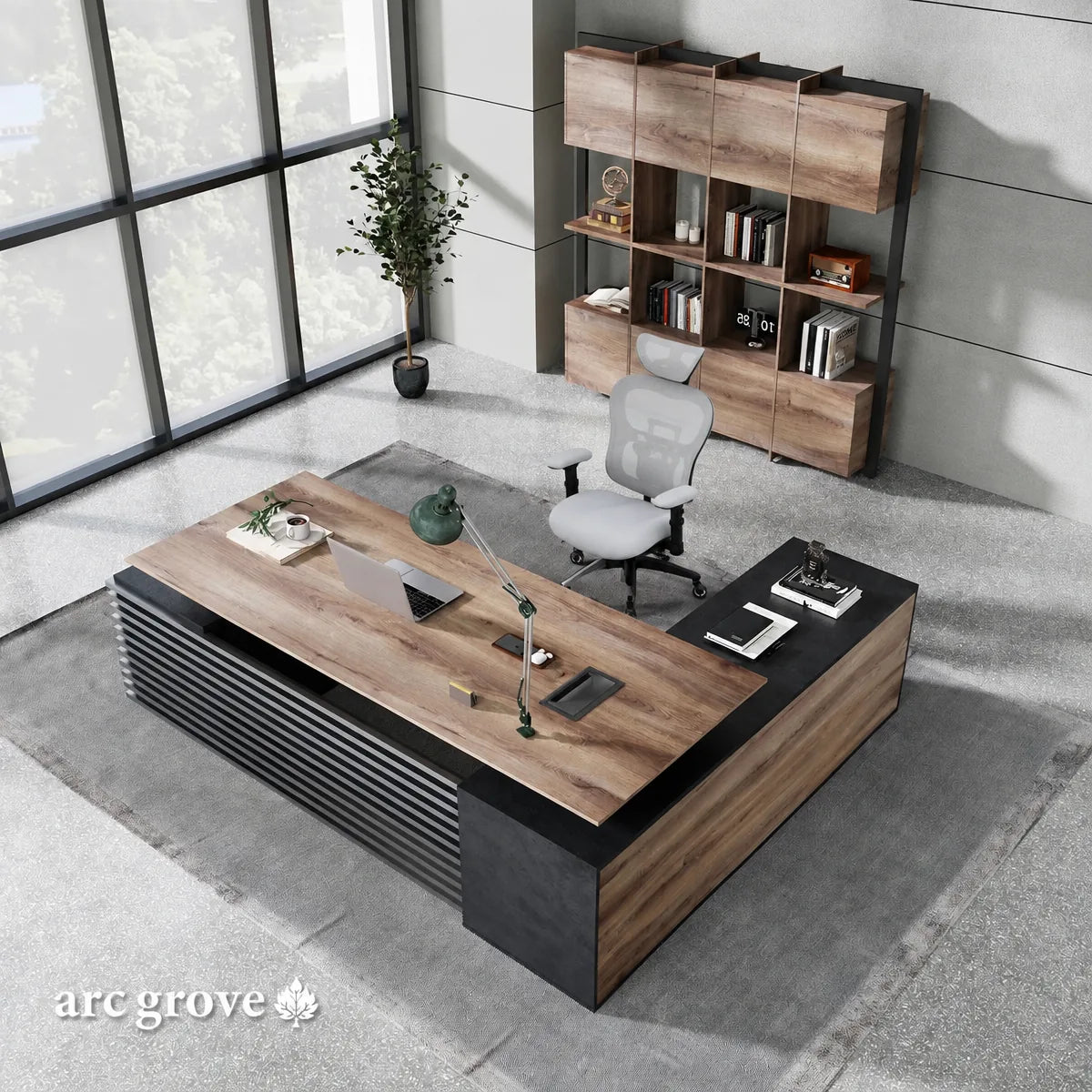 Anderson · L-Shaped Executive Standing Desk, Adjustable Height, photo 16 of 35