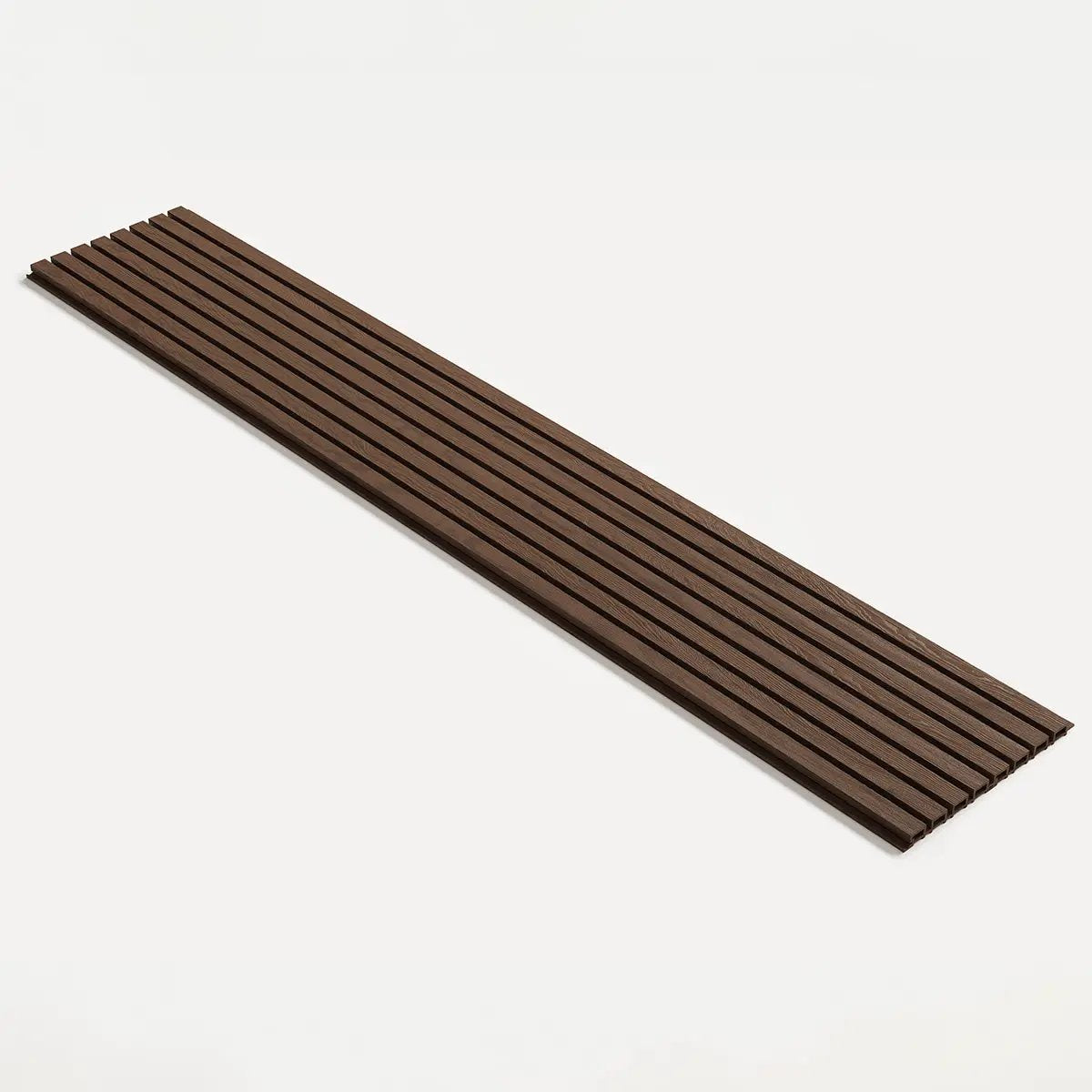 Exterior Wood-Look Composite Slat Panels by andor willow