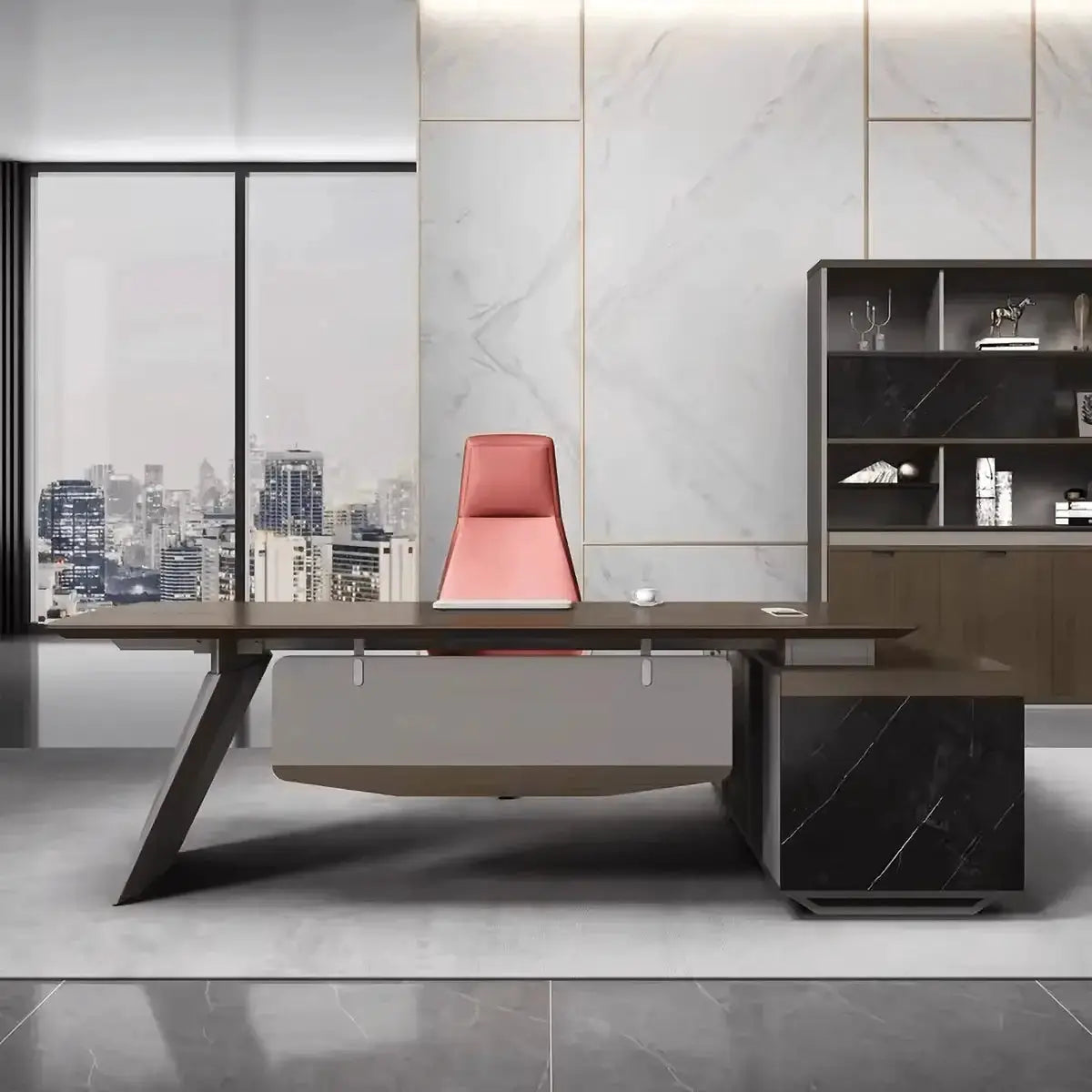 Worley · Modern L-Shaped Executive Desk by Arc Grove