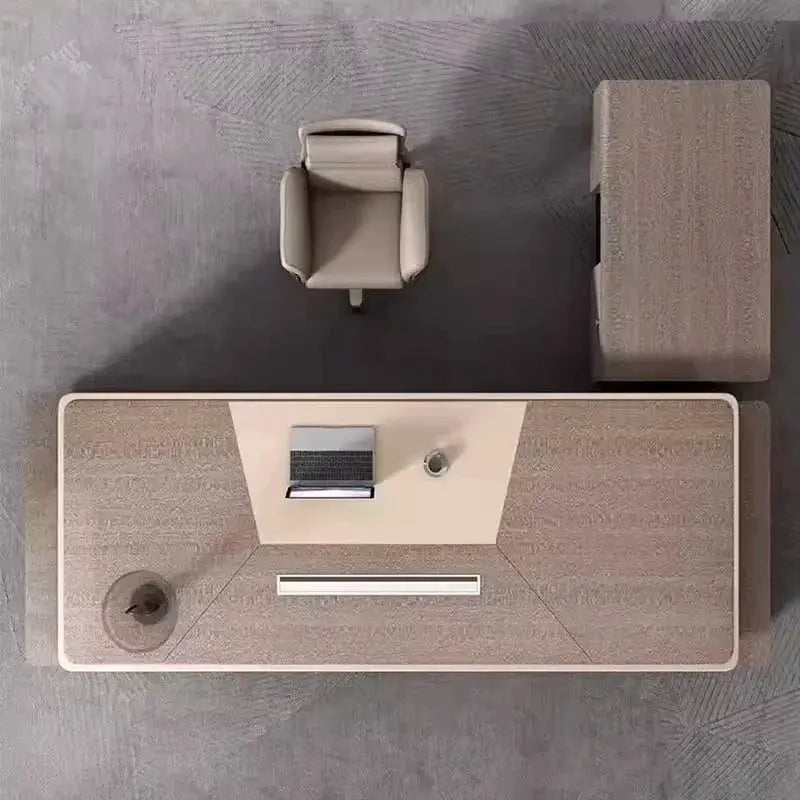 York · Grand Executive Desk w/ Mobile Storage by Arc Grove