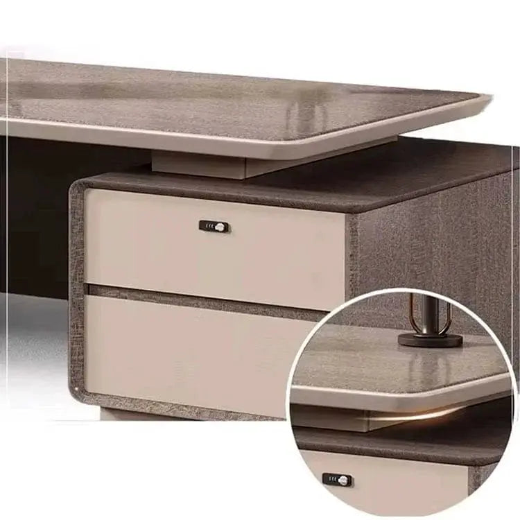 York · Grand Executive Desk w/ Mobile Storage by Arc Grove