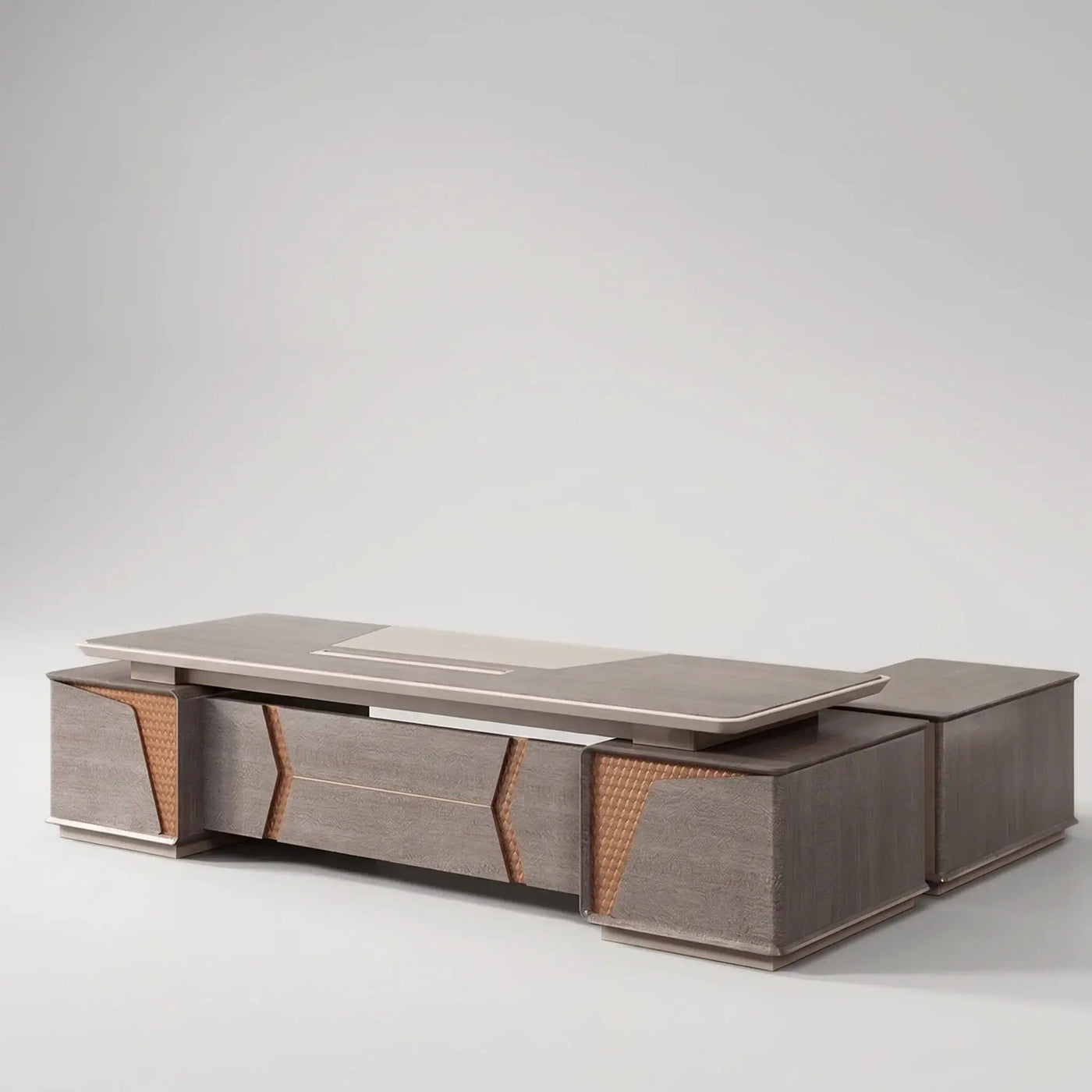 York · Grand Executive Desk w/ Mobile Storage by Arc Grove