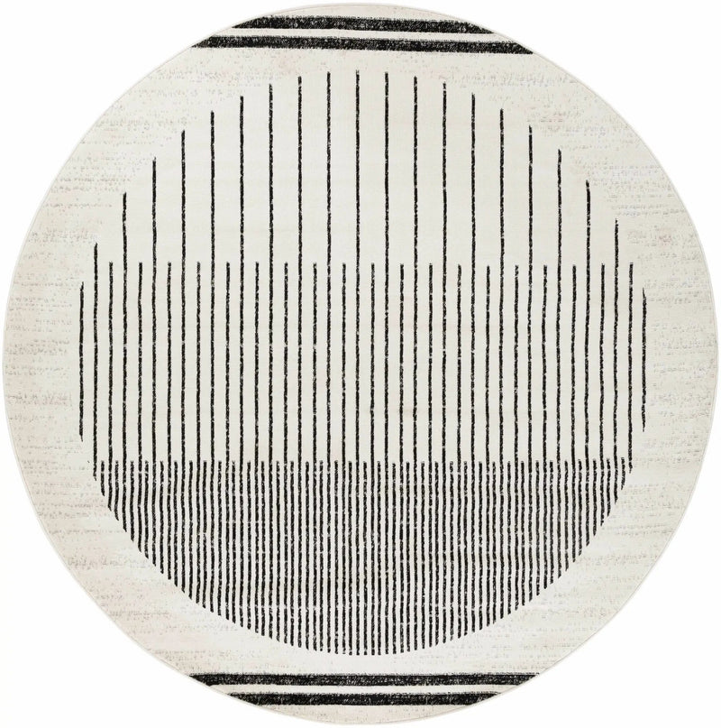 Angus Black&White Geometric Area Rug by Boutique Rugs