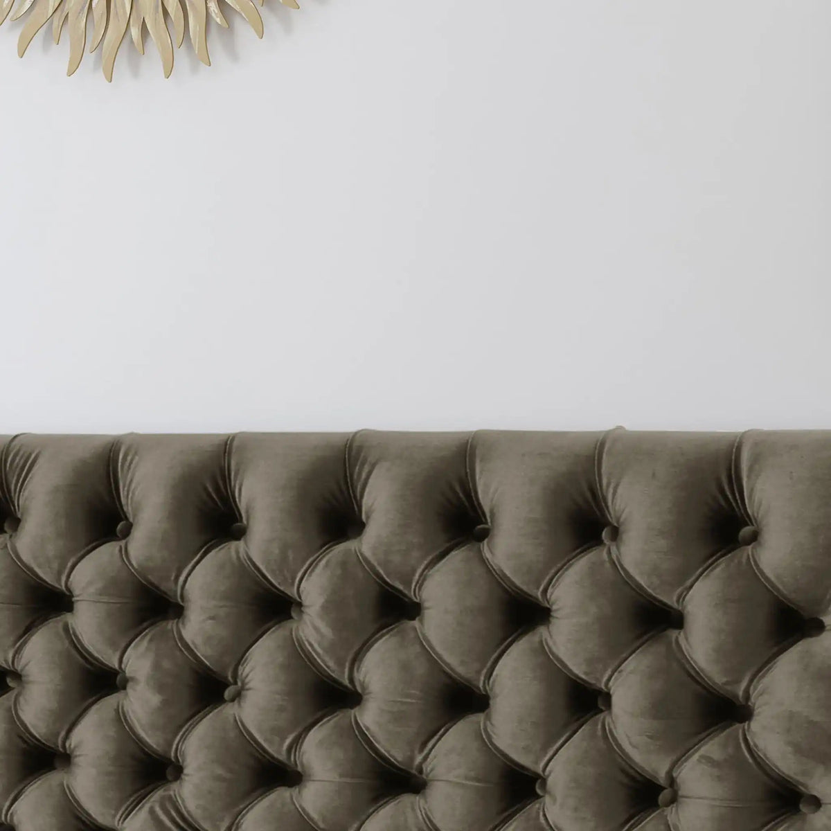 Annecy Contemporary Upholstered Headboard with Diamond Tufting and Adjustable Height - Queen, photo 7 of 20