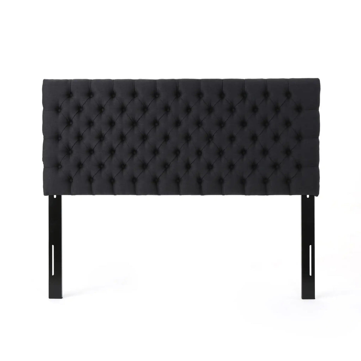 Annecy Contemporary Upholstered Headboard with Diamond Tufting and Adjustable Height - Queen, photo 5 of 20