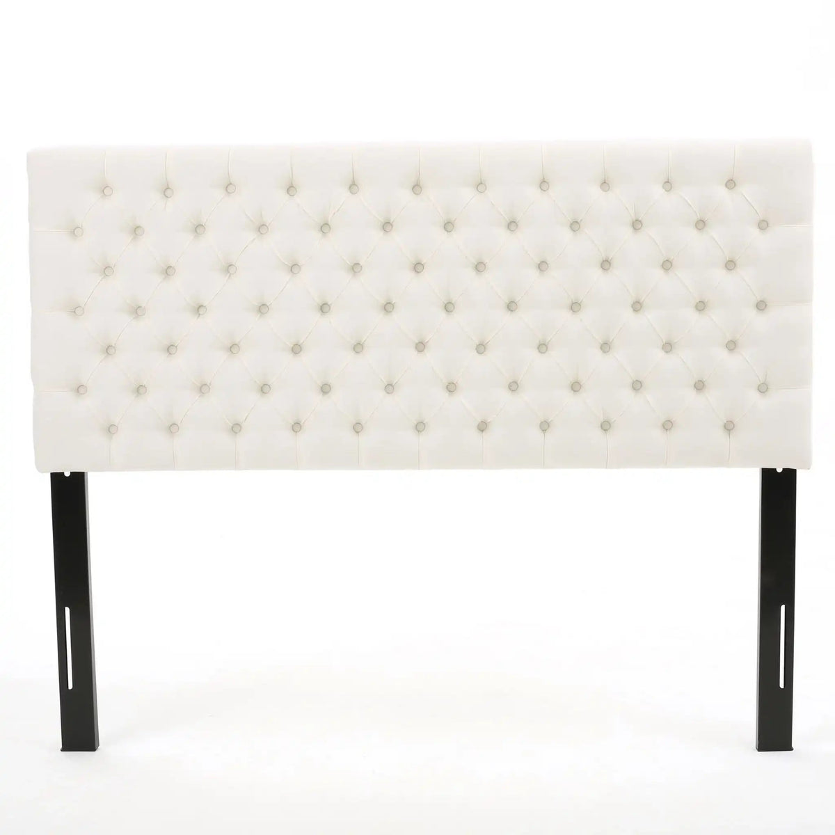 Annecy Contemporary Upholstered Headboard with Diamond Tufting and Adjustable Height - Queen, photo 4 of 20