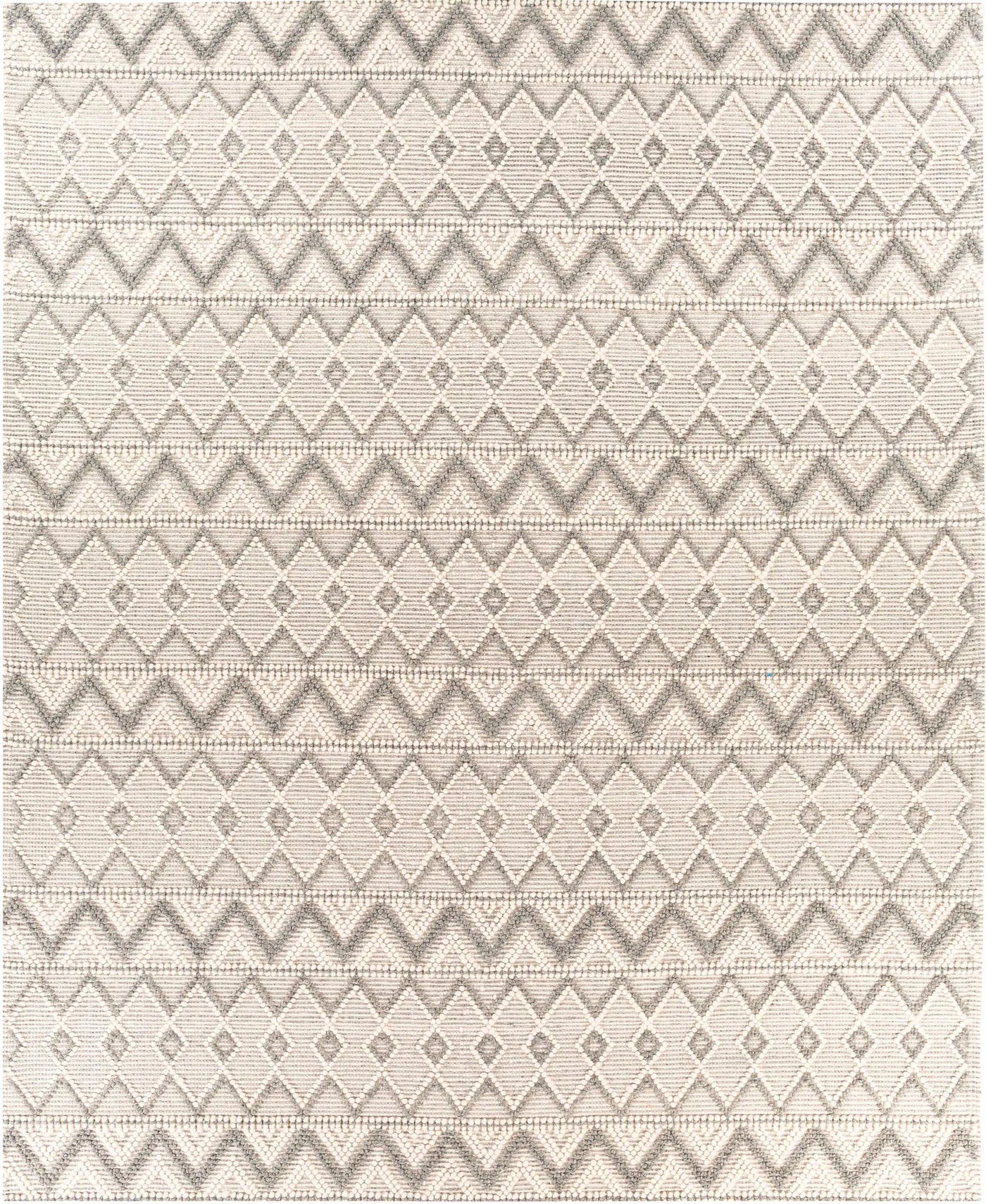 Whittington Gray&Cream Wool Rug - Clearance by Boutique Rugs