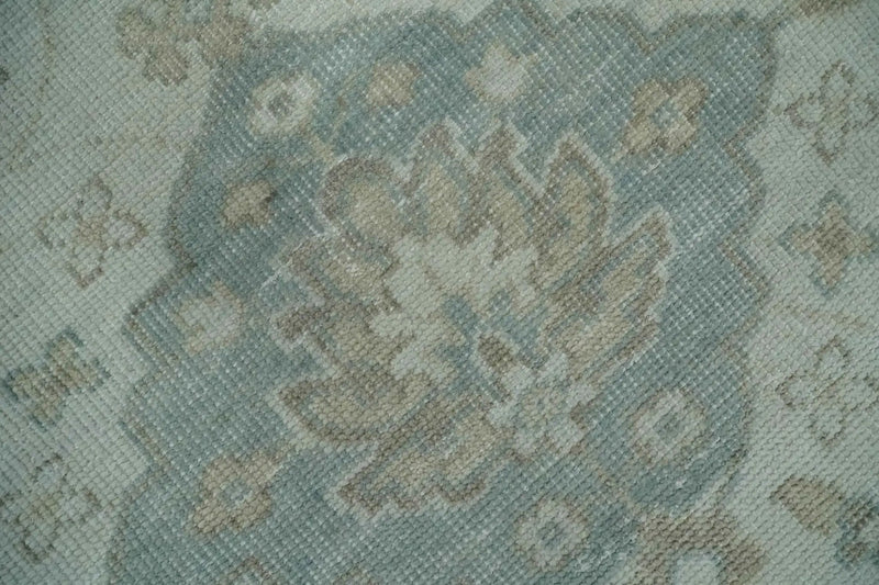 Antique Design Medallion Earthy Ivory and Camel 8x10 wool Area Rug by The Rug Decor