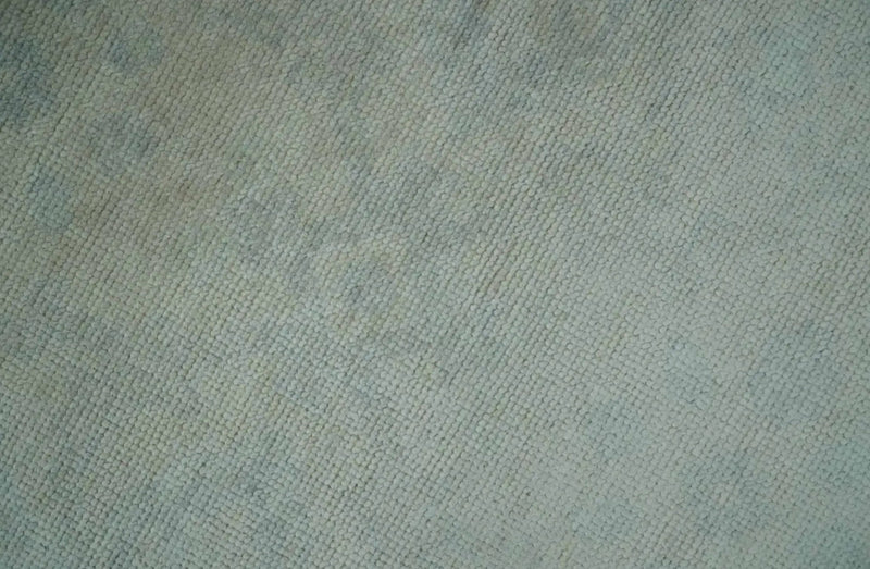 Antique look Beige and Gray Hand Knotted Oriental Oushak 8x10 wool Area Rug by The Rug Decor