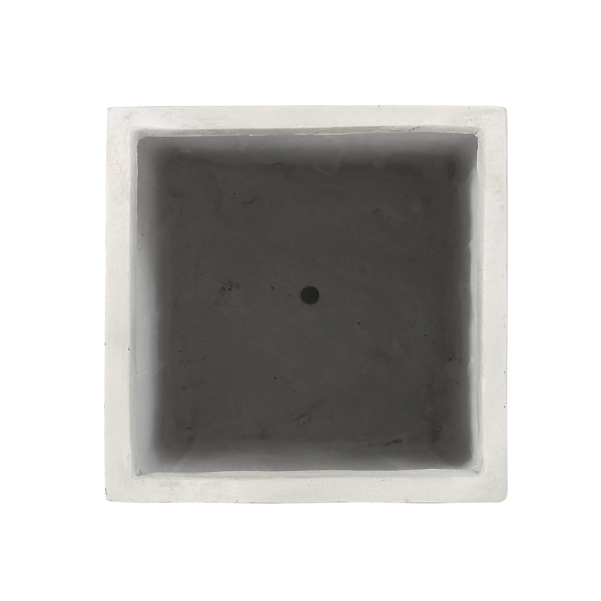 Antique White MGO Planter with Durable Construction - 13.25" W x 13.25" D x 28" H, photo 7 of 10