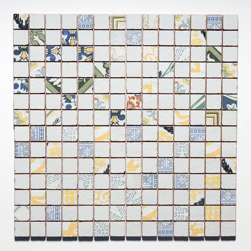 Antiqued Blend Multifinish 2x2 Glazed Terracotta Mosaics 12x12 Glazed Terracotta 12x12 Mosaics — 3