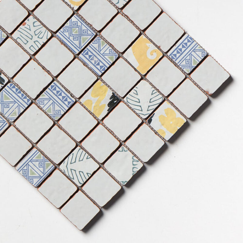 Antiqued Blend Multifinish 2x2 Glazed Terracotta Mosaics 12x12 Glazed Terracotta 12x12 Mosaics — 4