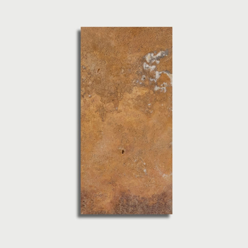 Antiqued Blend Tumbled Travertine Pavers 6x12 Travertine Tumbled 6x12 Pavers