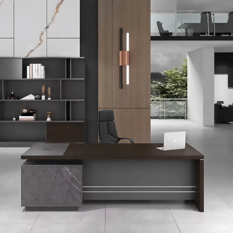 Anton · 8′ Executive L-Shaped Desk, photo 4 of 11