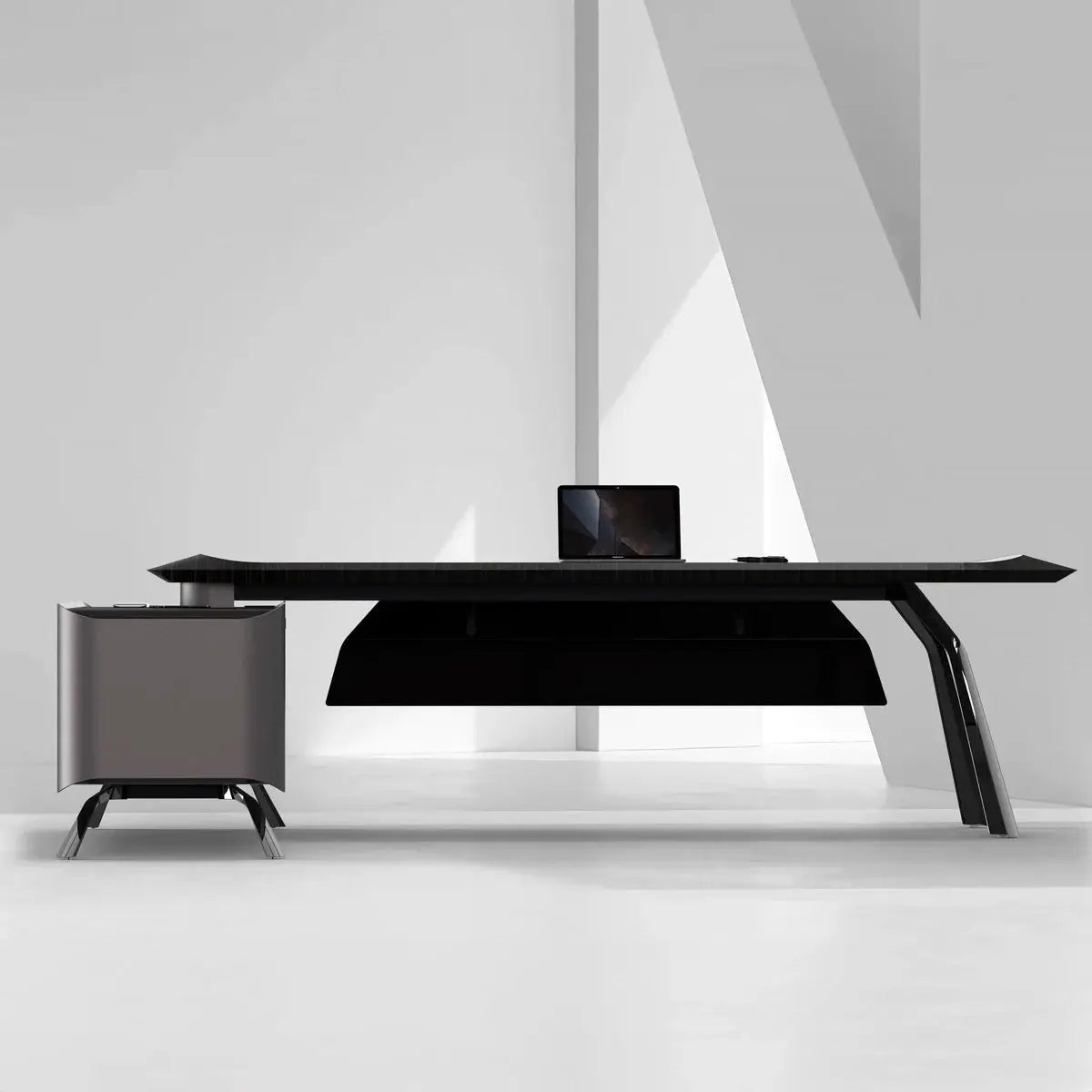 Apexa · Luxury L-Shaped Executive Desk by Arc Grove