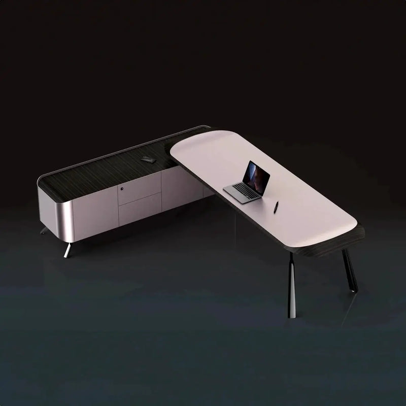 Apexa · Luxury L-Shaped Executive Desk by Arc Grove
