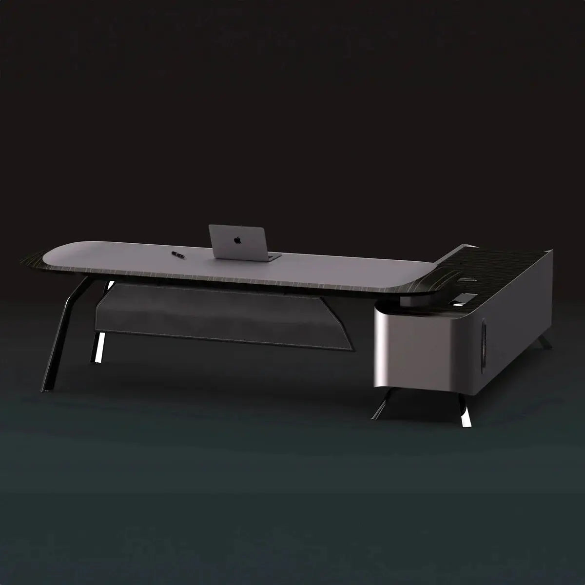 Apexa · Luxury L-Shaped Executive Desk by Arc Grove