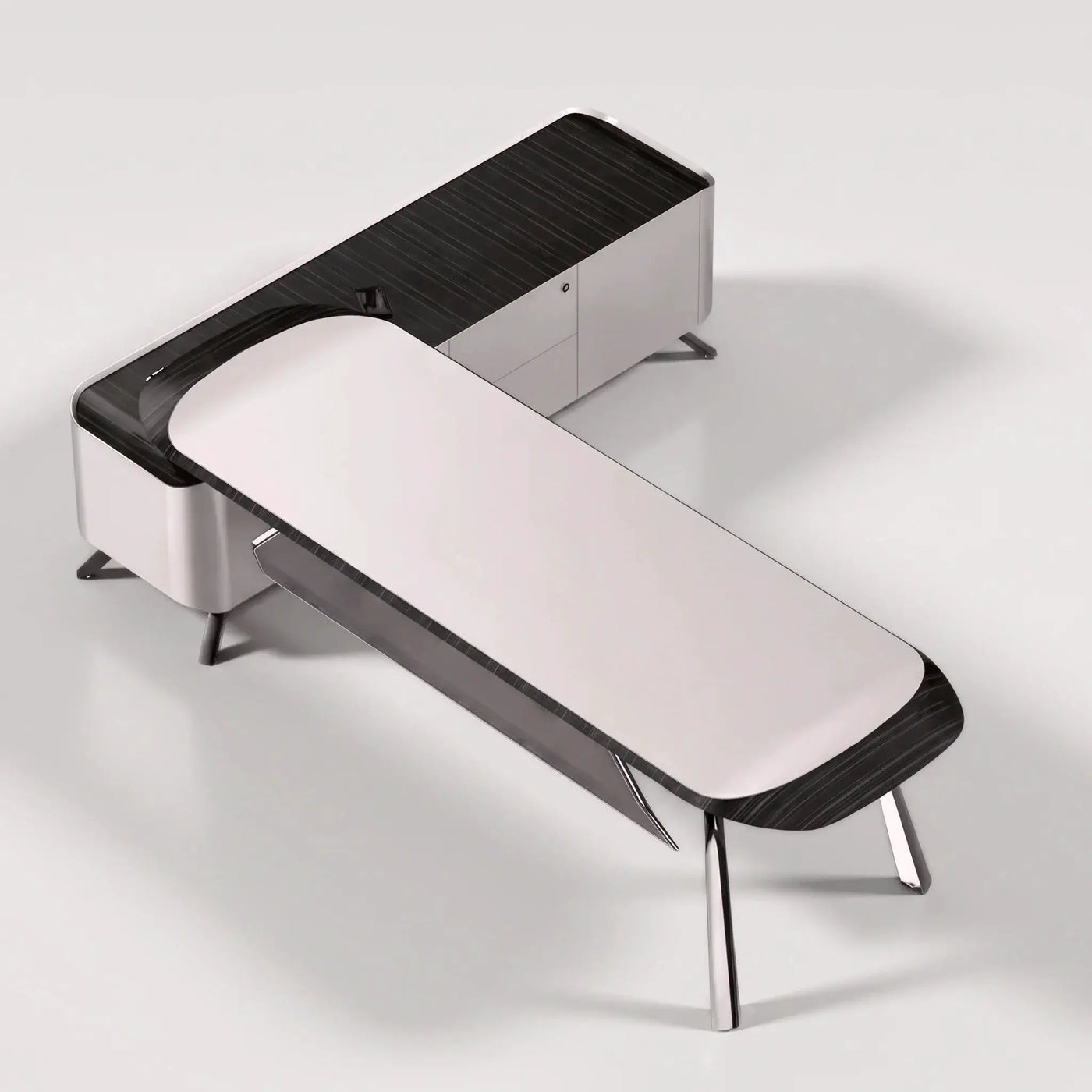Apexa · Luxury L-Shaped Executive Desk by Arc Grove