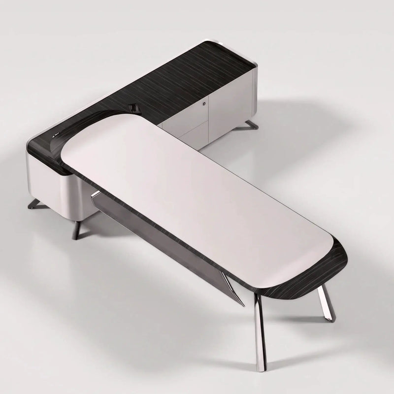 Apexa · Luxury L-Shaped Executive Desk by Arc Grove
