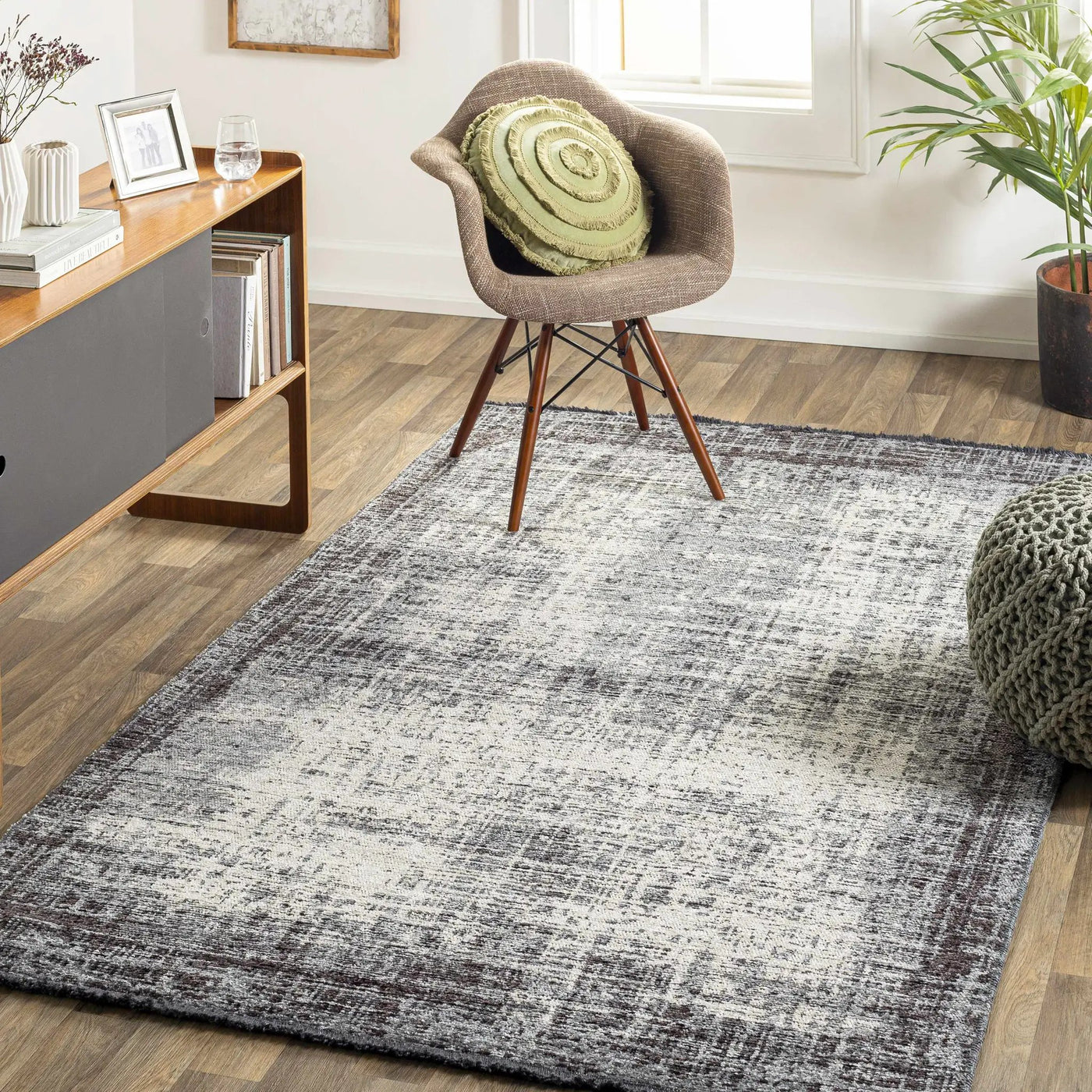 Binh Gray Area Rug - Clearance by Boutique Rugs