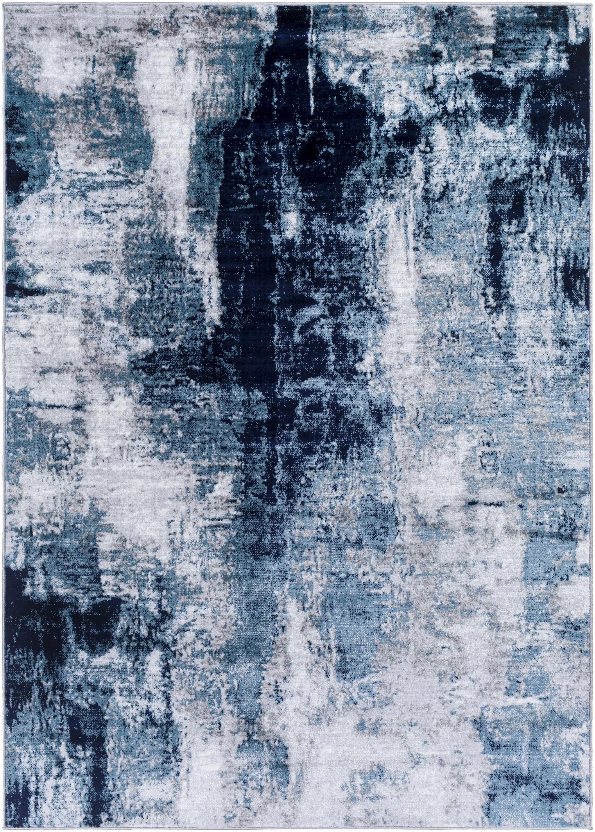 Apas Abstract Blue Area Rug by Boutique Rugs