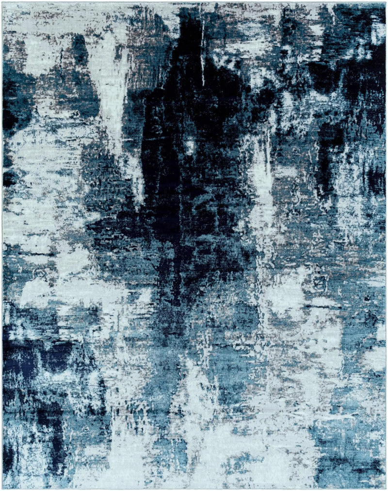 Apas Abstract Blue Area Rug by Boutique Rugs