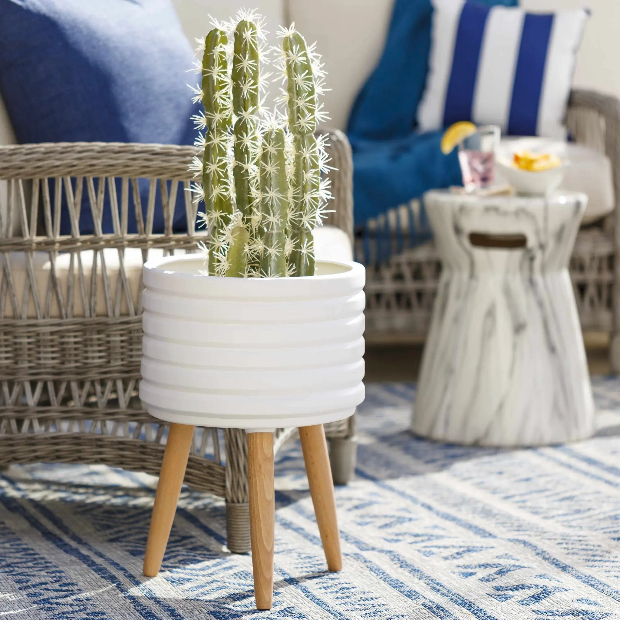 Apitong Outdoor Decorative Accent - Clearance by Boutique Rugs