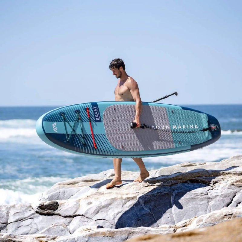 Aqua Marina Beast 10FT Advanced All-Around Inflatable SUP With Carbon Hybrid Paddle [BT-23BEP] (SAK89512) by SAKSBY WHOLESALE